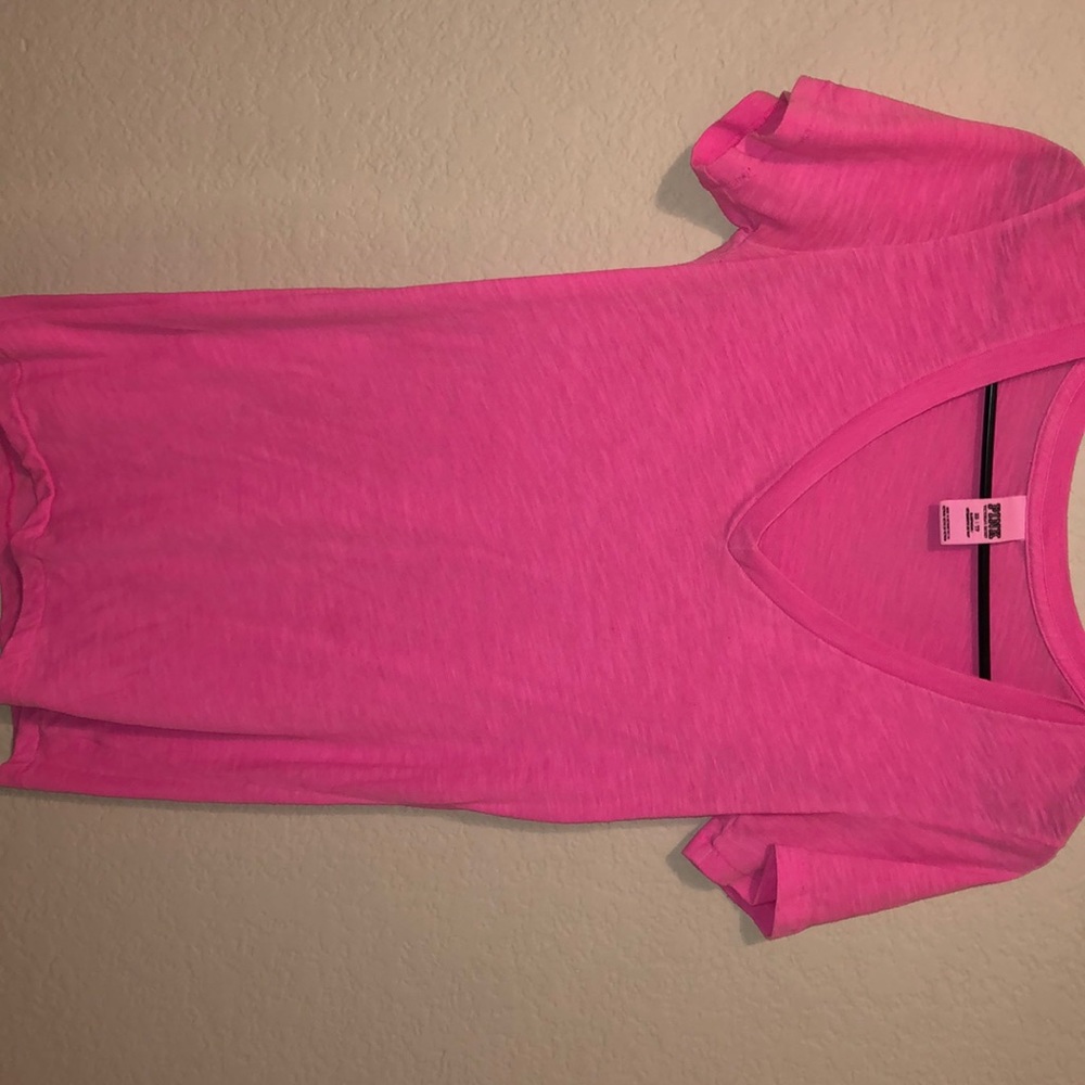 pink v neck